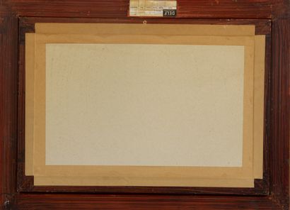 Robert SAVARY (1920-2000). 
Cannes. 
Technique...