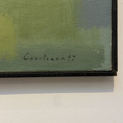 Michel COURTEAUX (1918-2019). 

La Seine....
