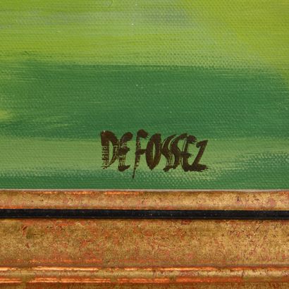 Freddy DEFOSSEZ (né en 1932).
Paysage au...