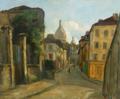 Emile Valentin CARDINAL (1883-1958). 
Montmartre,...