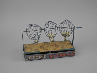 Loterie Nationale / Jeu de loto en bois et...