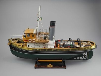 PANART, Anteo, maquette de remorqueur en...