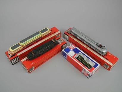 JOUEF HO. Ensemble de quatre locomotives:...