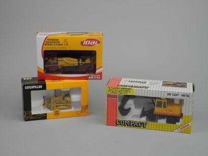 Trois modèles réduits JOAL : foreuse VERMEER...