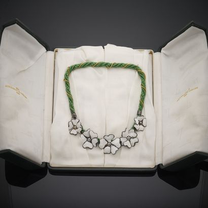 MELLERIO.
Necklace in silver 925 thousandths...