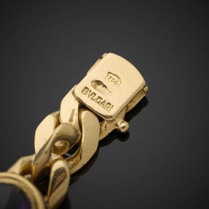 BULGARI.
Bracelet en or jaune 750 millièmes,...