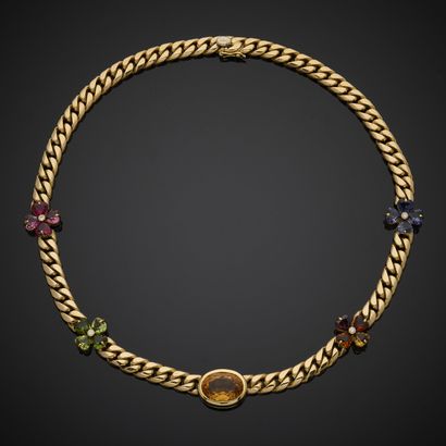 BULGARI.
Collier tour de cou en or jaune...