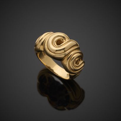 BOUCHERON.
Bague en or jaune 750 millièmes,...