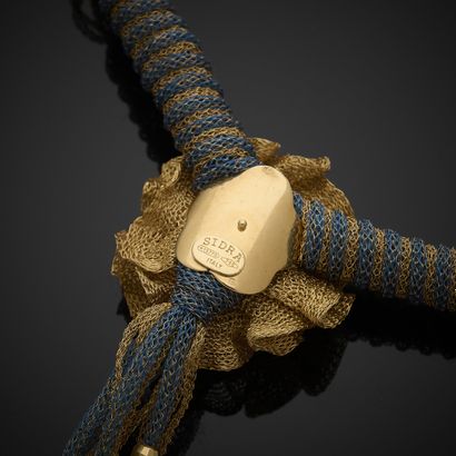 SIDRA.
Necklace in yellow and white gold...