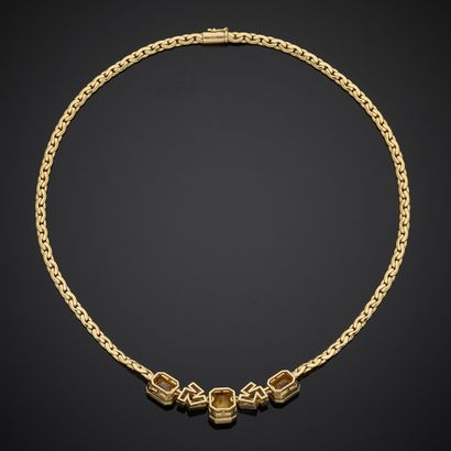 MELLERIO.
Necklace in yellow gold 750 thousandths,...