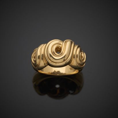 BOUCHERON.
Bague en or jaune 750 millièmes,...