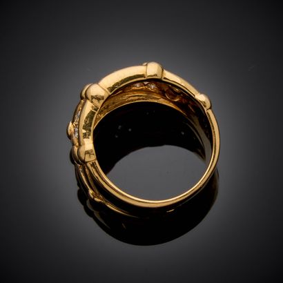 MAUBOUSSIN.
Bague bandeau en or jaune 750...