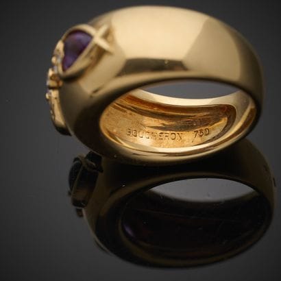 BOUCHERON.
Bague en or jaune 750 millièmes,...