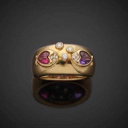 BOUCHERON.
Bague en or jaune 750 millièmes,...