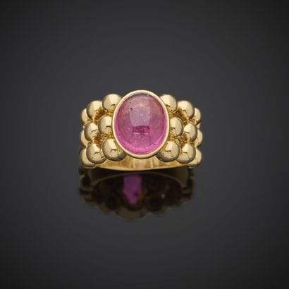 A&A TURNER.
Bague bandeau en or jaune 750...