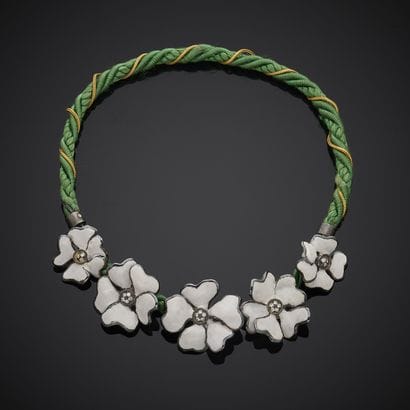 MELLERIO.
Necklace in silver 925 thousandths...