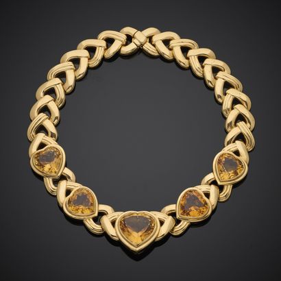 REPOSSI.
Collier tour de cou en or jaune...