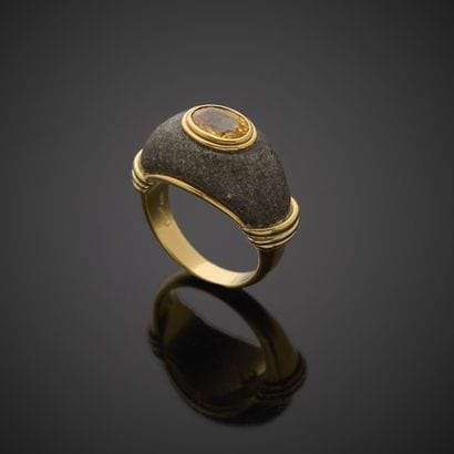 CARTIER.
Bague jonc en or jaune 750 millièmes,...