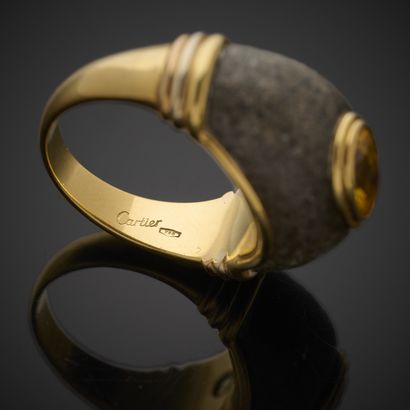 CARTIER.
Bague jonc en or jaune 750 millièmes,...