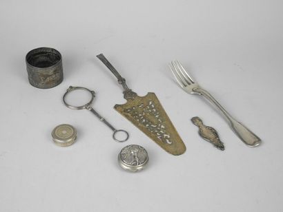 Ensemble en ARGENT: fourchette du XVIIIe...