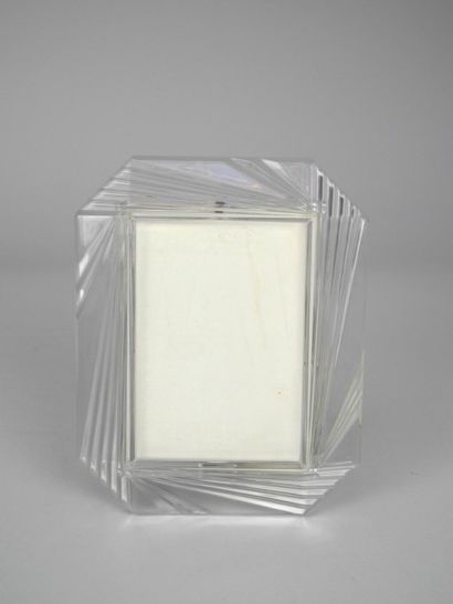 CADRE PHOTO rectangulaire en cristal moulé...