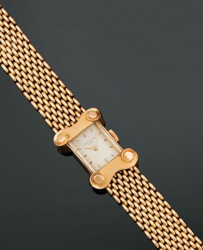 MONTRE bracelet de dame en or jaune 18K....