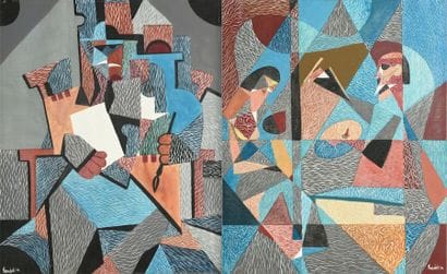 Jean NAUDET (né en 1940)

Le peintre et son...