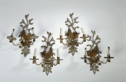 Maison BAGUÈS

Suite de quatre appliques...