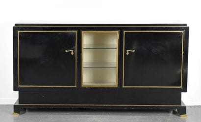 Jules-Emile LELEU (1883-1961)
Buffet en bois...