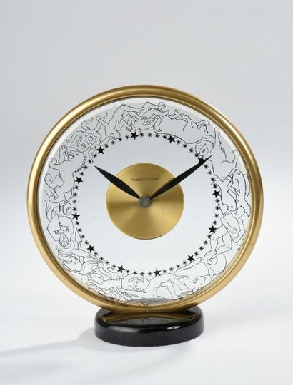 JAEGER LE COULTRE

Pendulette à cadran circulaire...