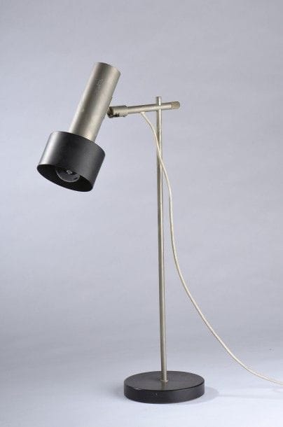 Lampe à poser réglable en hauteur en métal...