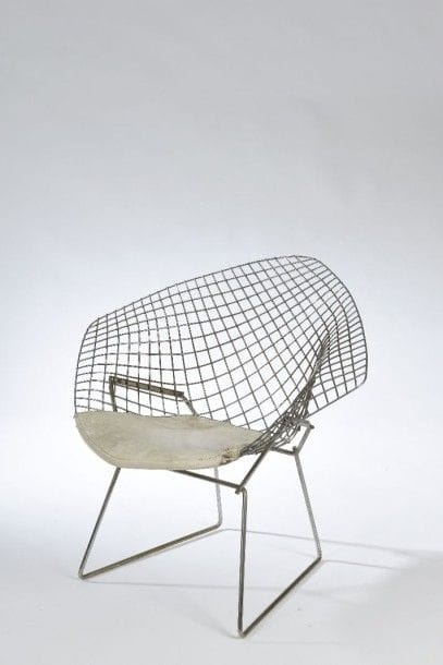* Harry BERTOÏA (1915 - 1978)

Fauteuil «Diamant»...