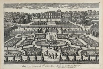D'après AVELINE, XVIIe siècle
«Veüe et perspectives...