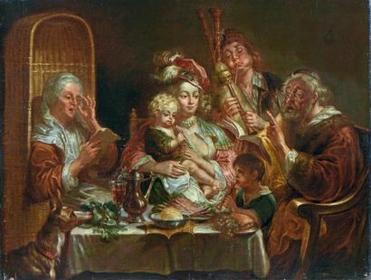 ÉCOLE FLAMANDE DU XVIIe SIÈCLE, SUIVEUR DE...