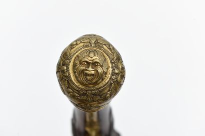 Paire de pistolets d'arçon à silex. Longs...