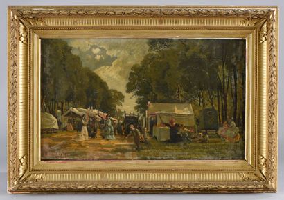 Louis-Léonard TIXIER (Nevers, 1839 - 1881)
Fête...