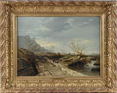 Charles HOGUET (Berlin, 1821 - Berlin, 1870)
Deux...
