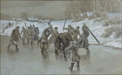 Rudolf Fedorovich FRENTZ (1831 - 1911)
Battue...