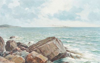 Paul SERVAIS (1867 - 1931)
Bords de mer.
Deux...