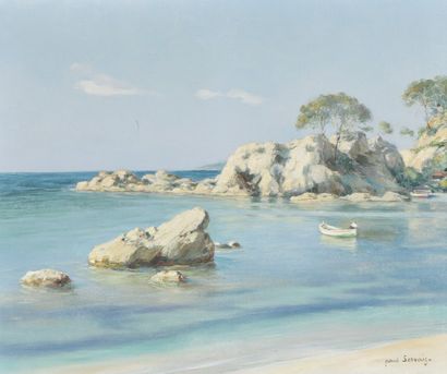 Paul SERVAIS (1867 - 1931)
Barque dans une...