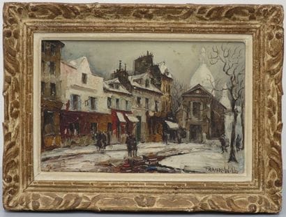Franck WILL (1900-1951). Place du Tertre...