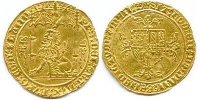 FLANDRE - PHILIPPE LE BON 1419-1467 Lion...