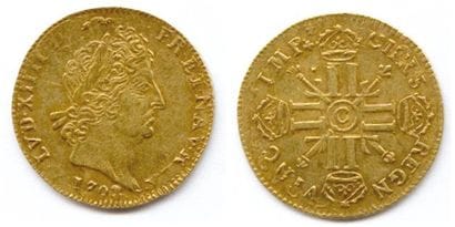 LOUIS XIV 1643-1715 Louis d'or aux 8L et...