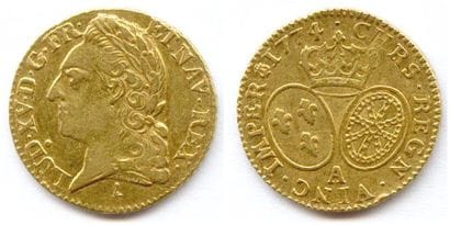 LOUIS XV 1715-1774 Louis d'or à la Vieille...