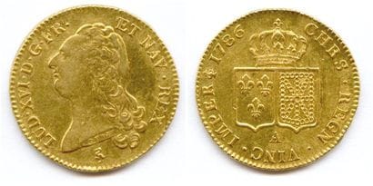 LOUIS XVI 1774-1793 Double louis d'or au...