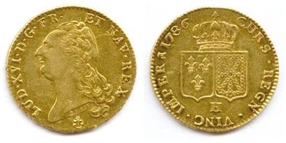 LOUIS XVI 1774-1793 Double louis d'or au...