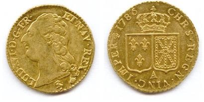 LOUIS XVI 1774-1793 Louis d'or à la tête...