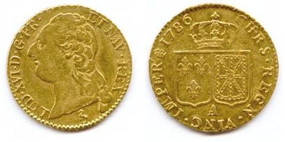 LOUIS XVI 1774-1793 Louis d'or à la tête...