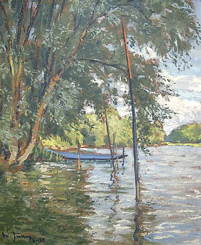 Maxime JUAN (1900-?)
« L'Oise à Auvers »...