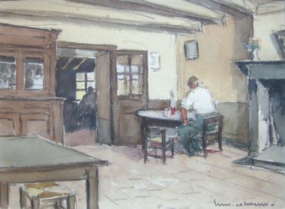 - Henry Maurice CAHOURS (1889-1974)
Aquarelle...